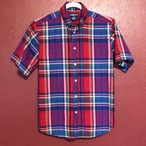 Ralph Lauren Youths Short Sleeve Shirt, Sz L (14-16).